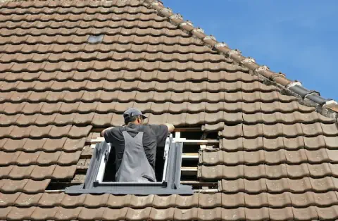 Pose de velux - Saint-Priest-Bramefant